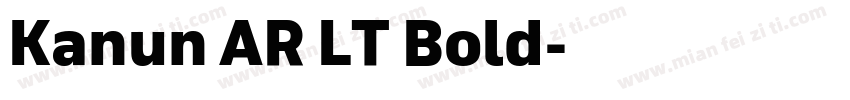 Kanun AR LT Bold字体转换